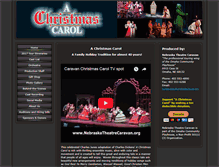 Tablet Screenshot of christmascarolontour.com